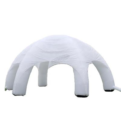 China Promotion durable 8x4 meters trade show inflatable spider tent with 6 legs outdoor use spider tent balloon for sale