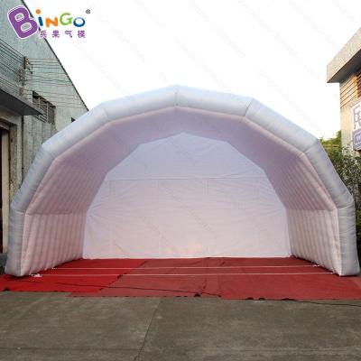 China 7x5x4 nylon oxford pods white inflatable party tent/inflatable stage tent/inflatable arch tents with blower for sale