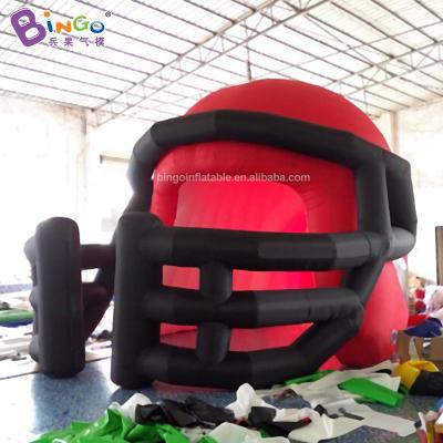 China Event Customized 6.7x5.5x4.5mH Decorative Inflatable Football Helmet Tunnel For Race Entrance for sale