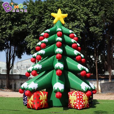 China Inflatable Christmas For Party/Wedding/Exhibition/Event Christmas Theme Giant Inflatable Christmas Tree Christmas Village Set Decor BG-F0230 4.4*6mH for sale