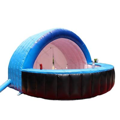 China PVC Tarpaulin 4m Inflatable Bar Counter For Party Event , Portable Bar Counter for sale