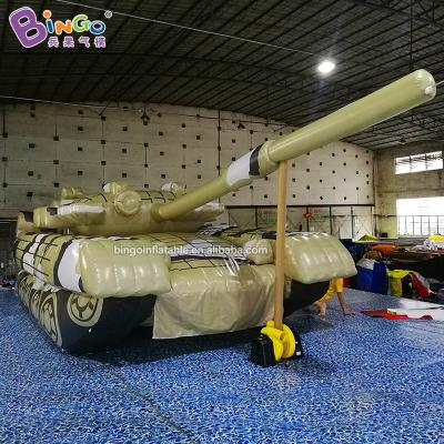 China Event Newly Design 8.8x3.5x2.6 Meters Inflatable Tank / Military Balloon Toy for sale