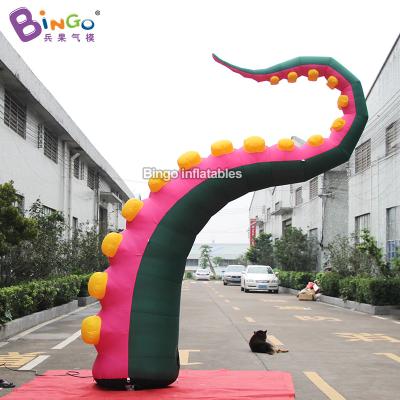 China Oxford Fabric Factory Outlet 4m High Inflatable Octopus Tentacle For Building Decoration for sale