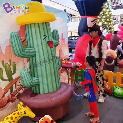 China Hot cartoon toys cactus event sales simulation inflatable cactus plants for event ornament for sale