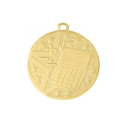 China Blank Round Souvenir World Medal Competition Medals Custom Die Cast Medals Cheaper Custom Math Competition for sale