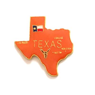 China China Manufacturers Hard Enamel Metal Custom Pins Texas Flag Lapel Pi Logo Badges Oem Soft Design Men Collection for sale