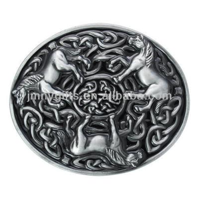 China Custom Bronze Horse Belt Buckle Western Belt Buckle Decoration For Belt for sale