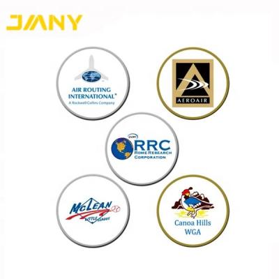 China Custom Brass/Copper/Zinc Alloy/Iron Bronze Logo Printing Golf Ball Markers Manufacturers China Wholesales for sale