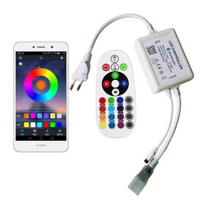 China Led Strip Controller Wifi Control 110V 220V RGB LED Controller with 24 Remote Keys for 5050 3528 5630 LED Strip for sale