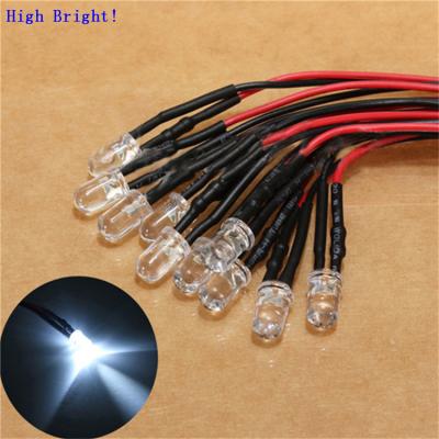 China Toy Flash Flashing Laser 12v 3mm 5mm 10mm Pre Led Diode 5mm Wired Diode for sale