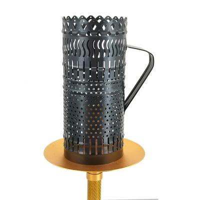 China Wholesale High Quality Black Smooking Hookah Stainless Steel Shisha Hookah Wind Cover for sale