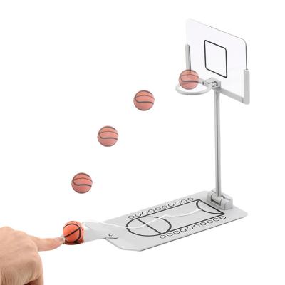 China Mini Basketball Game Office Desktop Table Basketball Relaxing Plastic Foldable Toy for sale