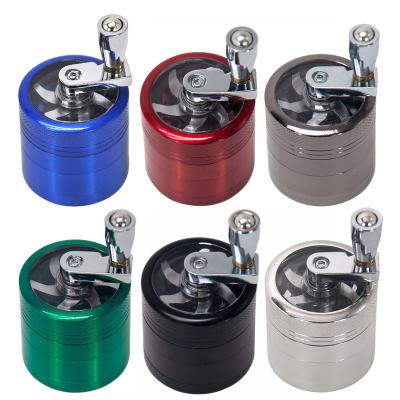 China 2022 Customs Smoking Herb Grinder Eco-friendly Zinc Alloy Material Spice Grinder With Magnetic Closure for sale