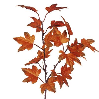 China Fashional Artificial Flowers Wholesale Silk Flowers Artificial Maple Leaves For Home Indoor Wedding Decoration for sale