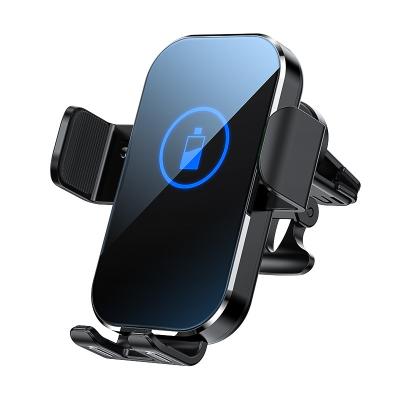 China Adjustable Mobile Phone Auto Cradles Universal Auto Wireless Charger Windshield Car Mount Phone Holder For Iphones for sale