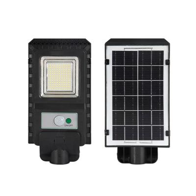 China By the road High luminaria integrated ip65 outdoor waterproof battery powered led solar street light for sale