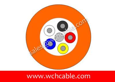 China TPU Cable UL20280 22AWG 5Cores OD5.1mm Glossy Black for sale