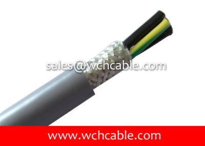 China UL20730 Pure Copper Shielded Cable PUR Jacket Rated 60C 150V for sale