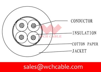 China UL20842 TPE Jacketed Cable: 22AWGx4C for sale