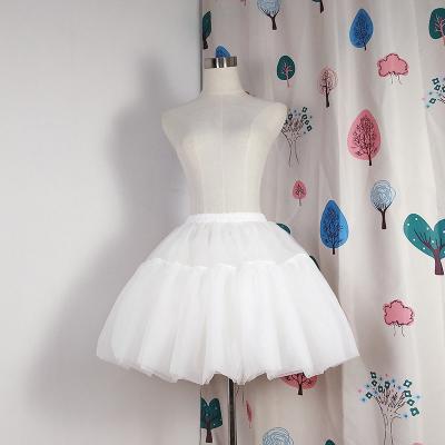 China Breathable clean factory with good quality and cancan tutu skirt 45cm soft price Lolita soft yarn petticoat for sale