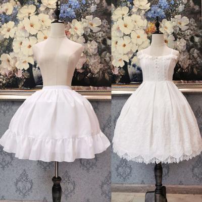 China Breathable Mid Length Herringbone Adjustable Lolita Petticoat Tutu Bridesmaids Underskirt Crinoline Petticoat for sale