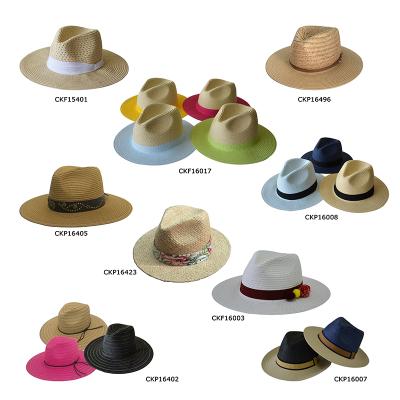 China The 100% China 100% Handmade Straw Hat Beach Hot Selling Handmade Straw Hats Custom Made for sale