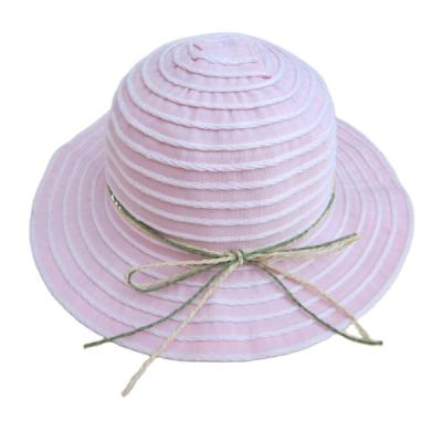 China 100% 100% Handmade Wholesale Straw Hat Baby Straw Hat Kids Straw Hats Foldable for sale