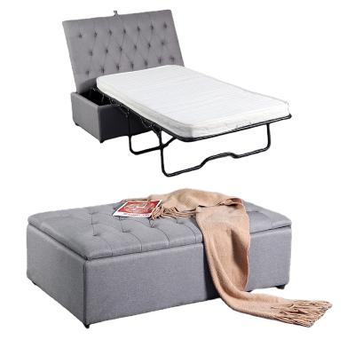 China Modern Living Room Convertible Folding Ottoman Sofa Bed Pull Out Convertible Ottoman Sofa Bed With Mattress for sale