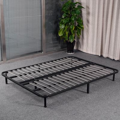 China American Elegant Strength Wooden Slatted Bed Frame (Height) Adjustable With Steel Construction for sale