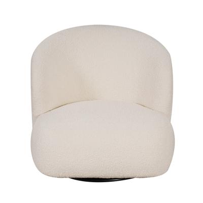 China Modern Velvet Fabric Swivel Chair Revolving Sofas , Single Leisure Single Swivel Sofa For Living Room for sale