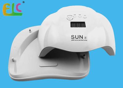 China SUN X 54W Gel Curing Machine UV LED Nail Gel Polish Curing Lamp with Bottom 30s / 60s Timer LCD Display Lamp for sale