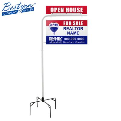 China Corrugated Real Estate Sign Real Estate Lawn Sign Mail Yard Sign Outdoor Advertising Sign Board for sale