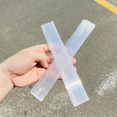 China Dong Hai Wholesale 3*20cm Hot Selling Polished High Quality Large Cut Selenite Wand Crystals Healing Stones for sale