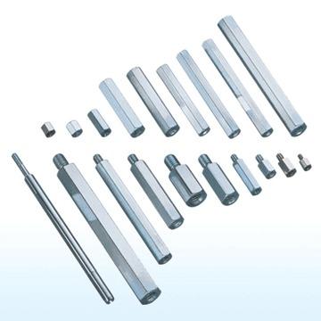 China High Precision Parts Aluminum Shaft Hollow Material Precision Spacer Steel Machining Standoff for sale