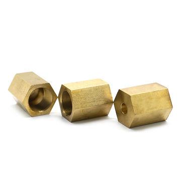 China Customized Metal Aluminum Brass Threaded Coupling Nut for sale