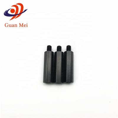 China Industial Wholesale M3 Male PCB Standoff Black Nylon Standoffs Black Nylon Standoffs and Female Plastic Hex Screws for sale