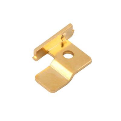 China Aluminum Manufacturer Shims Electrical Contact Plated Metal Parts Brass Precision Stamping Gold Plated for sale