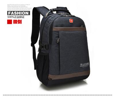 China 2018 High Quality Nylon Large Capacity School Bag Laptop Business Backpack for sale