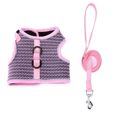 China Wholesale High Quality Custom Goods Personalized Adjustable Dog Harness Set For Pet for sale