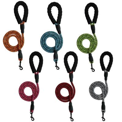 China Factory Direct Customized High Quality Dog Leash Rope Dog Leash Colorful Dog Leash for sale