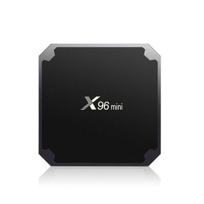 China Support OEM 4K Customize X96 Mini Smart Tv Box 4K Pro Quad Core CPU 2.4G Wifi 100M Android 9.0 TV Box First Pro DC for sale