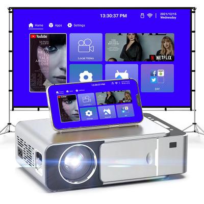 China Pico Wholesale T6 LCD Projector Android 7.1 OS Max 4500 Lumens at 170