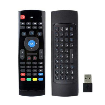 China Wholesale USB Rechargeable MX3 IR Learning Mini Keyboard 2.4G Wireless Support 10 Meters With Air Mouse Remote Control For Smart TV Box for sale