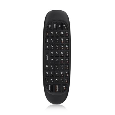 China Hottest Box 2.4g USB Rechargeable Mini Keyboard Air Universal Remote Control Mouse C120 For Android Tv for sale