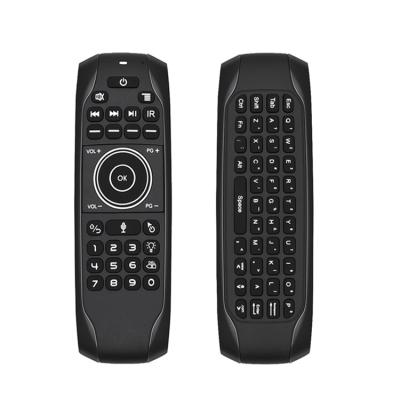 China G7 Smart TV 2.4g Air Remote Control USB Rechargeable G7v Keyboard Pro USB Rechargeable Universal Voice TV Remote Control Backlit Wireless Mouse for sale