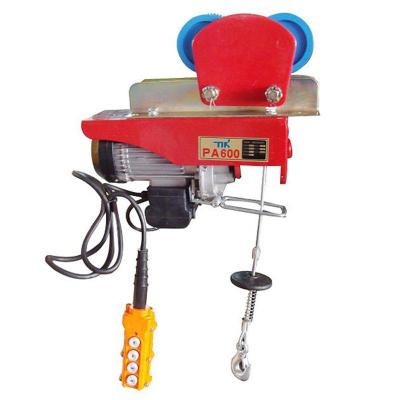 China Lifting Goods Mini Lift 220v 600/800/1000/1200 Kg Electric Chain Hoist, Electric Chain Hoist Price, Small Wire Rope Crane Hoist for sale