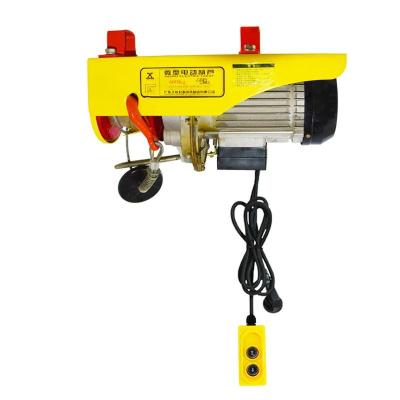 China High Speed ​​Electric Cargo Hoist Hoist Hoist, 200kg 220v Electric Wire Rope Hoist, Electric Mini Winch for sale