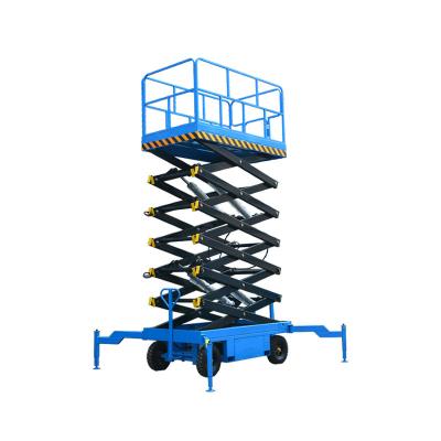 China Hotels Mobile Scissor Lift 300kg 500kg 1000kg for sale