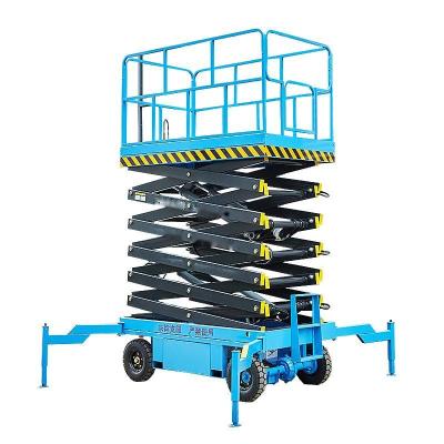 China Hotels scissor platform lift, aerial work platform lift, hydraulic platform scissor lift for sale