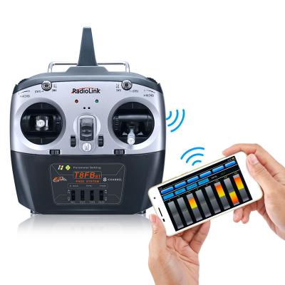 China Radiolink T8FB BT 8 Channel 2.4G Radio Controller with R8EF Receiver Remote Transmitter for FPV Drone Fixed Wing Airplane 17.3*10.2*20.6cm for sale